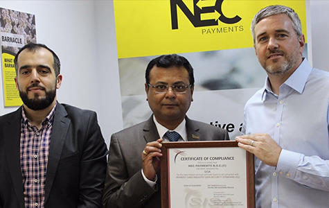NEC PAYMENTS EXTENDS ITS COMPLIANCE WITH INTERNATIONAL SECURITY STANDARDS